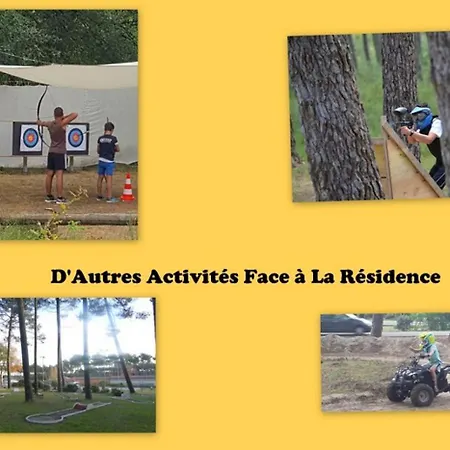 A 4 A 6 Personnes Entierement Climatise Chargeur Ve 7kw-wifi-balneo Et Piscine 木屋 Bias (Landes)